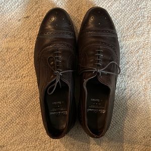 Allen Edmonds chocolate brown dress shoe